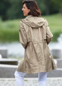 Online BADER Longjacke mit abnehmbarer Kapuze KORK