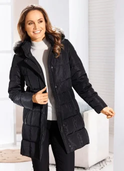BADER Longjacke mit ansprechendem Dessin SCHWARZ