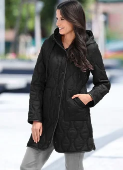 Online BADER Longjacke mit ansprechendem Stepp SCHWARZ