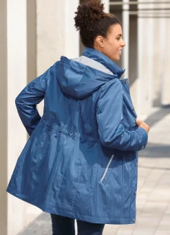 Best BADER Longjacke mit krempelbaren Ärmeln JEANSBLAU