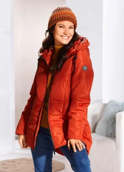 Hot BADER Longjacke mit umschlagbarem Regenschild KÜRBIS