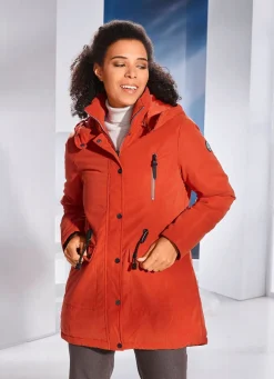 BADER Longjacke mit 2-Wege-Reißverschluss KÜRBIS