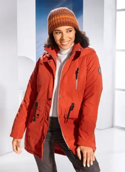 BADER Longjacke mit 2-Wege-Reißverschluss KÜRBIS