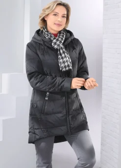 New BADER Longjacke mit 2-Wege-Zipper SCHWARZ