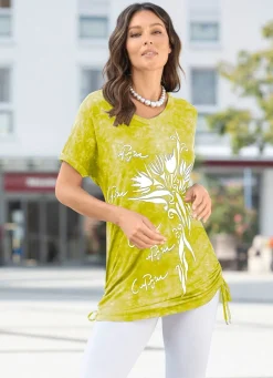 Online BADER Longshirt in Batik-Optik in 2 Farben KIWI BATIK