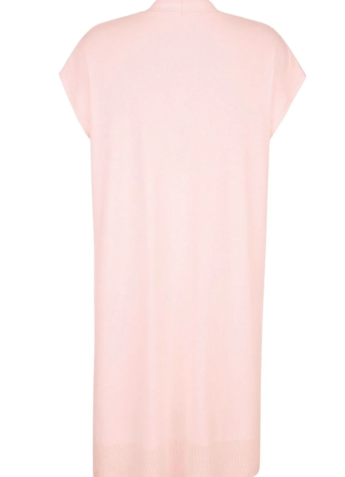 Best BADER Long-Strickweste mit Kaschmir ROSÉ