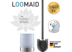 Sale BADER LOOMAID Silikon-WC-Bürste GRAU-SILBER