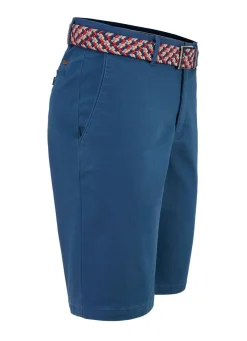 Best REDPOINT Lässige ""-Bermudas mit Stoffgürtel in 3 Farben DUNKELBLAU