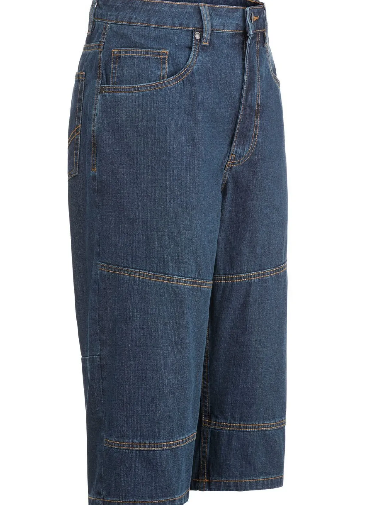 Discount BADER Luftige Long-Bermudas in 2 Farben DUNKELJEANS