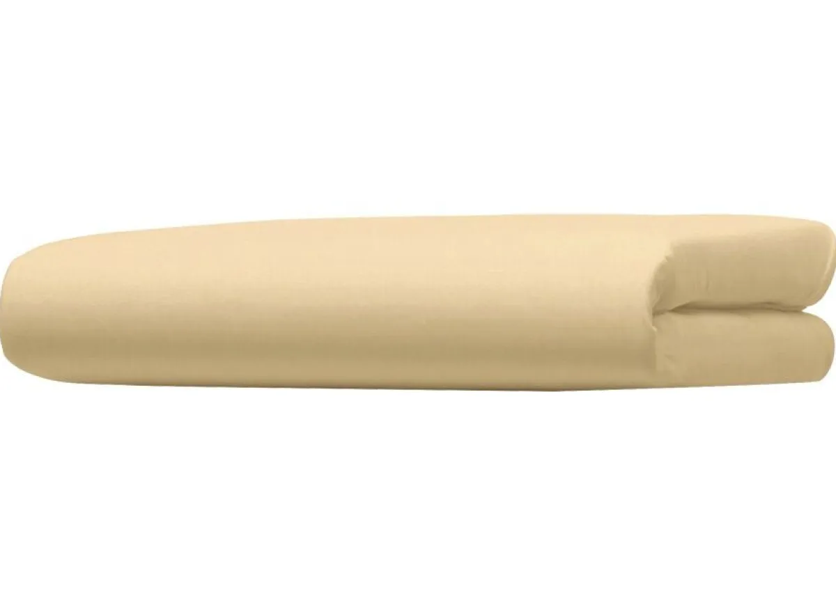 Outlet BADER Luxuszwirn-Jersey-Spannbetttuch mit Elasthan CAMEL