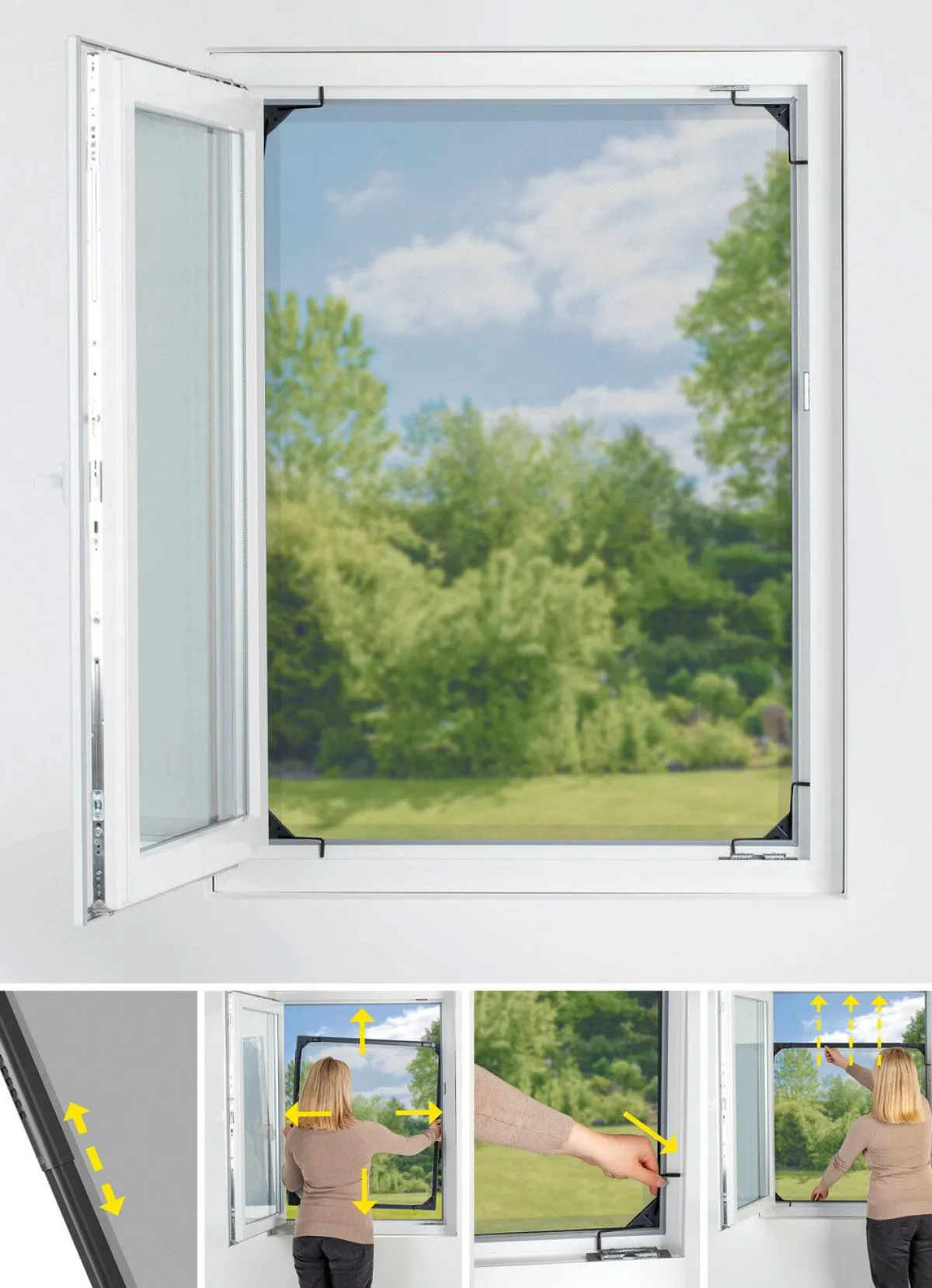 Online EASYMAXX Magic-Fit Moskitonetz