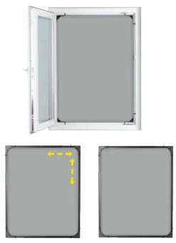 Online EASYMAXX Magic-Fit Moskitonetz