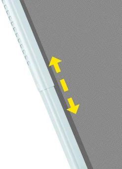 Clearance BADER Magic-Fit Teleskop-Dachfenstergitter weiß