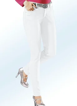 Outlet ASCARI Magic-Jeans in 11 Farben WEISS