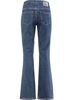 Discount ASCARI Magic-Jeans mit ausgestellter Beinweite DUNKELBLAU