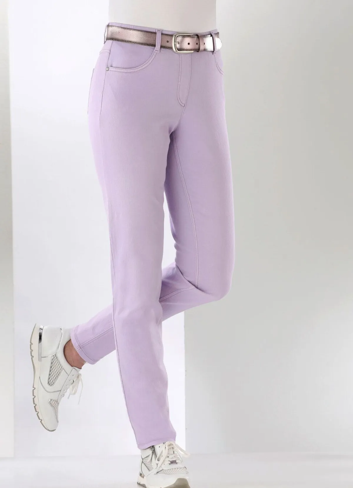 ASCARI Magic-Jeans mit hohem Stretchanteil FLIEDER