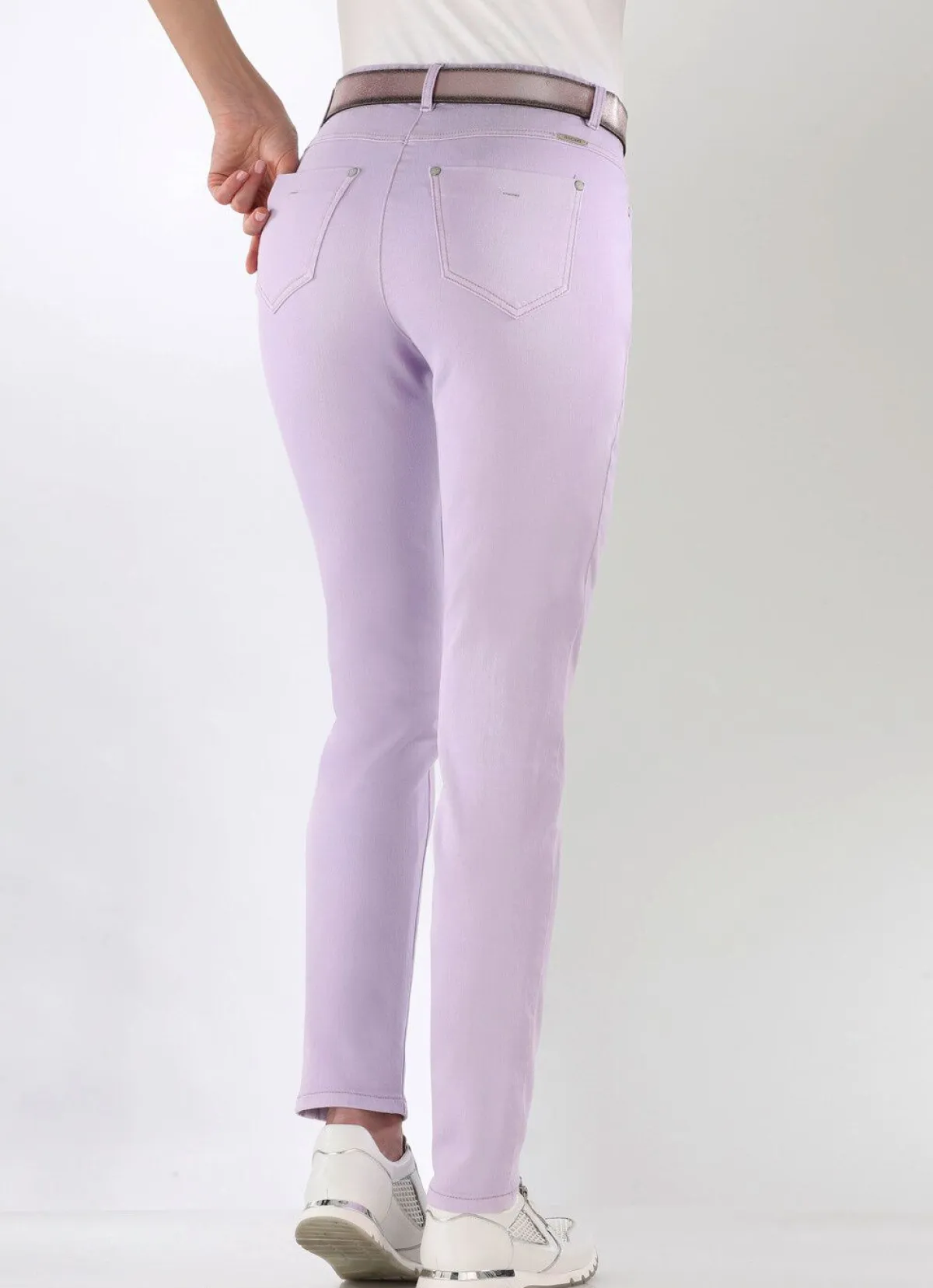 ASCARI Magic-Jeans mit hohem Stretchanteil FLIEDER