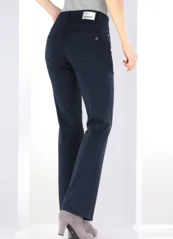 Hot ASCARI Magic-Jeans mit modisch weiterem Beinverlauf DUNKELBLAU