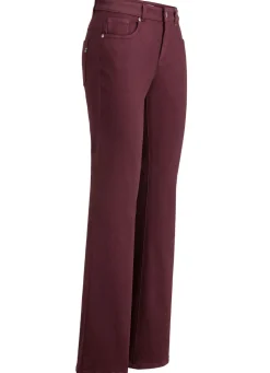 Best ASCARI Magic-Jeans mit modisch weiterem Beinverlauf BORDEAUX
