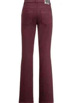 Best ASCARI Magic-Jeans mit modisch weiterem Beinverlauf BORDEAUX