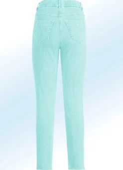 Sale ASCARI Magic-Jeans mit angesagtem Fransensaum MINT