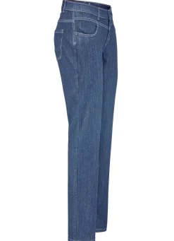 Hot BADER Magic-Jeans mit figurformendem Jeanssattel JEANSBLAU