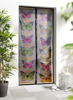 Clearance BADER Magnetvorhang mit Klettband BUNT