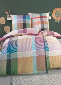 New IRISETTE Mako-Satin Bettwäsche-Garnitur BUNT
