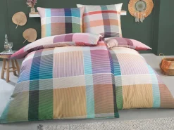 New IRISETTE Mako-Satin Bettwäsche-Garnitur BUNT