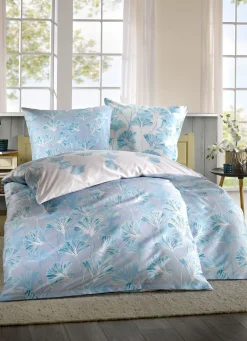 Clearance BADER Mako-Satin Bettwäsche-Garnitur BLAU