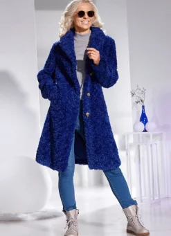 Best BADER Mantel mit Reverskragen TINTENBLAU