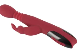 Outlet BADER Massagegerät Rabbitvibrator mit Wärmefunktion ROT-SCHWARZ