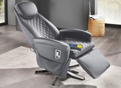 New BADER Massagesessel mit Wärmefunktion GRAU