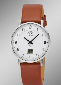 New MASTER TIME Damen-Lederarmbanduhr