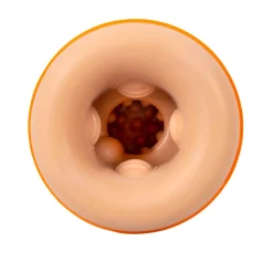 Discount BADER Masturbator mit rhythmischer Massagefunktion GRAU-ORANGE-NATUR
