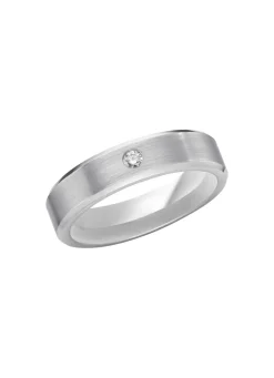 Sale BADER Mattierter Trauring in Silber 925/- fein