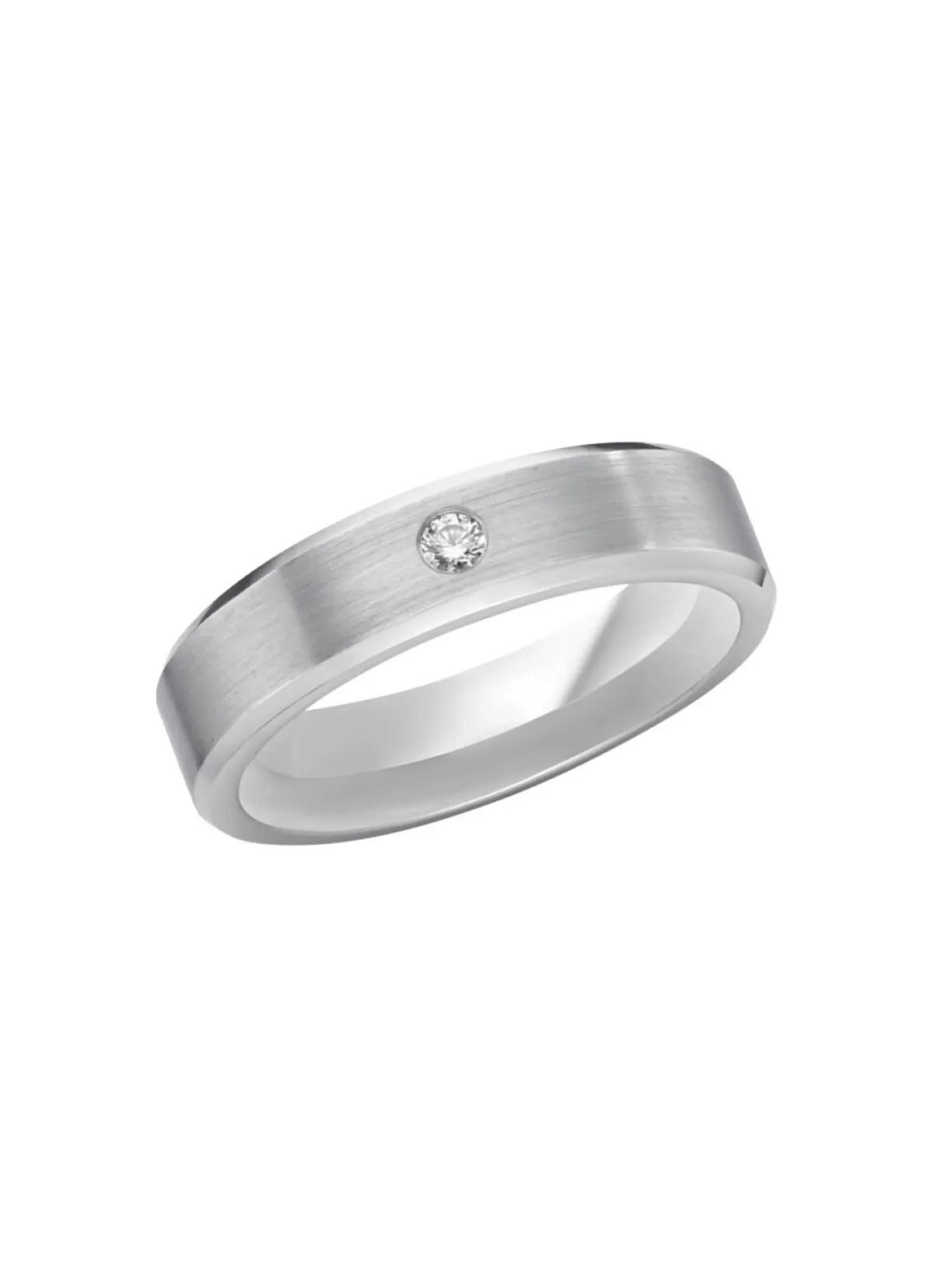 Sale BADER Mattierter Trauring in Silber 925/- fein