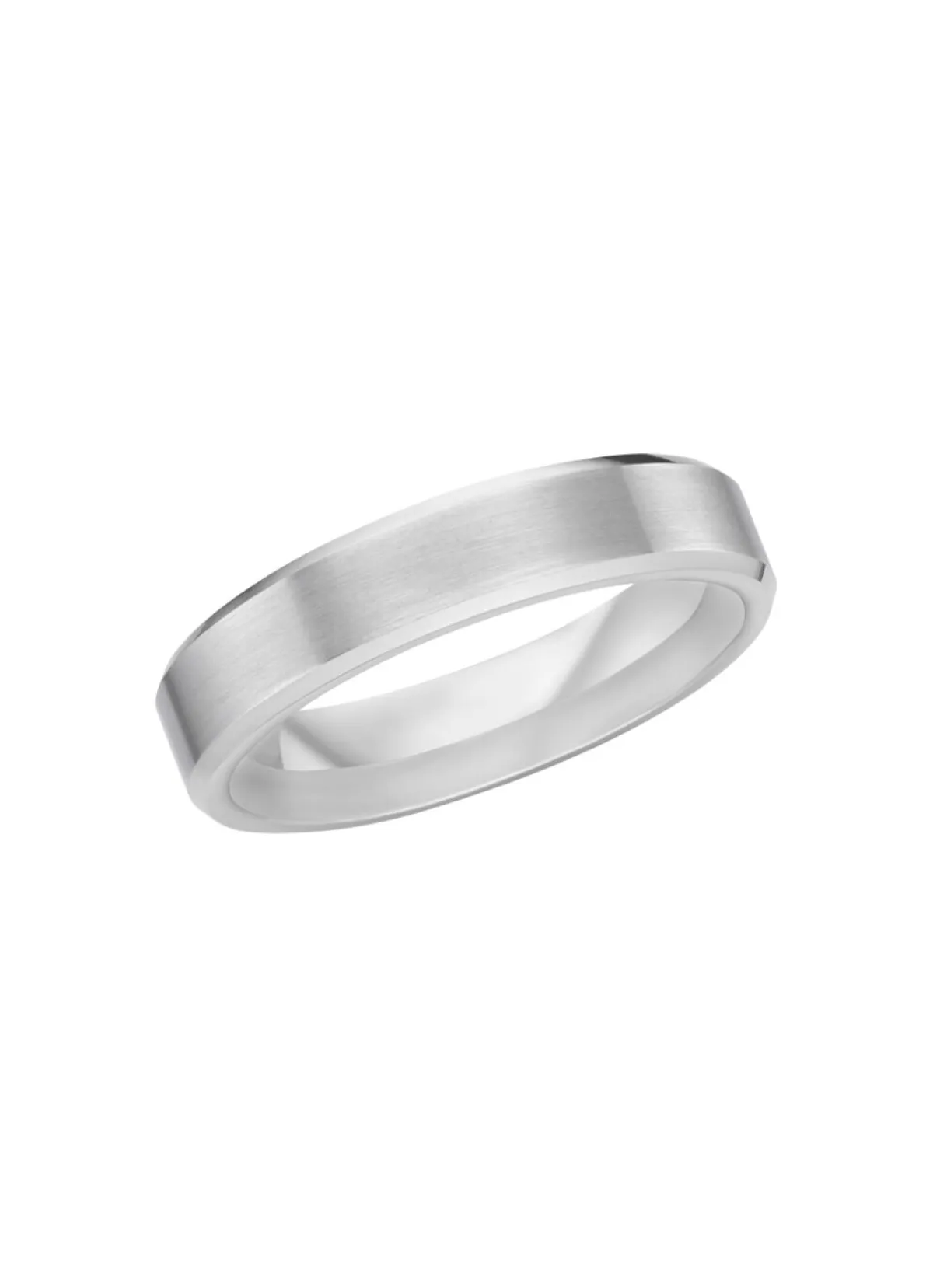 Sale BADER Mattierter Trauring in Silber 925/- fein
