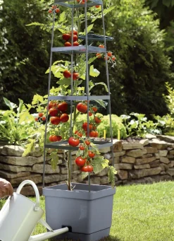 BADER MAXITOM Tomaten-Rankhilfe Komplett-Set ANTHRAZIT
