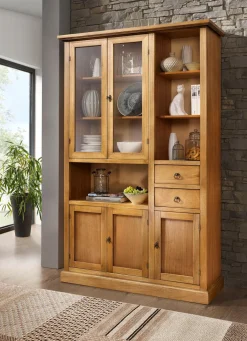 Outlet BADER Möbelserie aus teilmassivem Holz NATUR