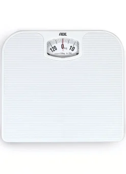 New ADE Mechanische Personenwaage im nostalgischen Design WEISS