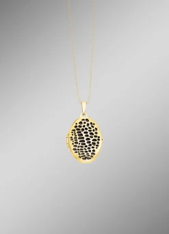 Hot BADER Medaillon mit Leopardenmuster