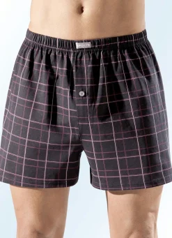 BADER Mehrfachpack Boxershorts mit knöpfbarem Eingriff, bunt