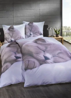 Online BADER Microfaser-Interlock Bettwäsche-Garnitur MULTICOLOR