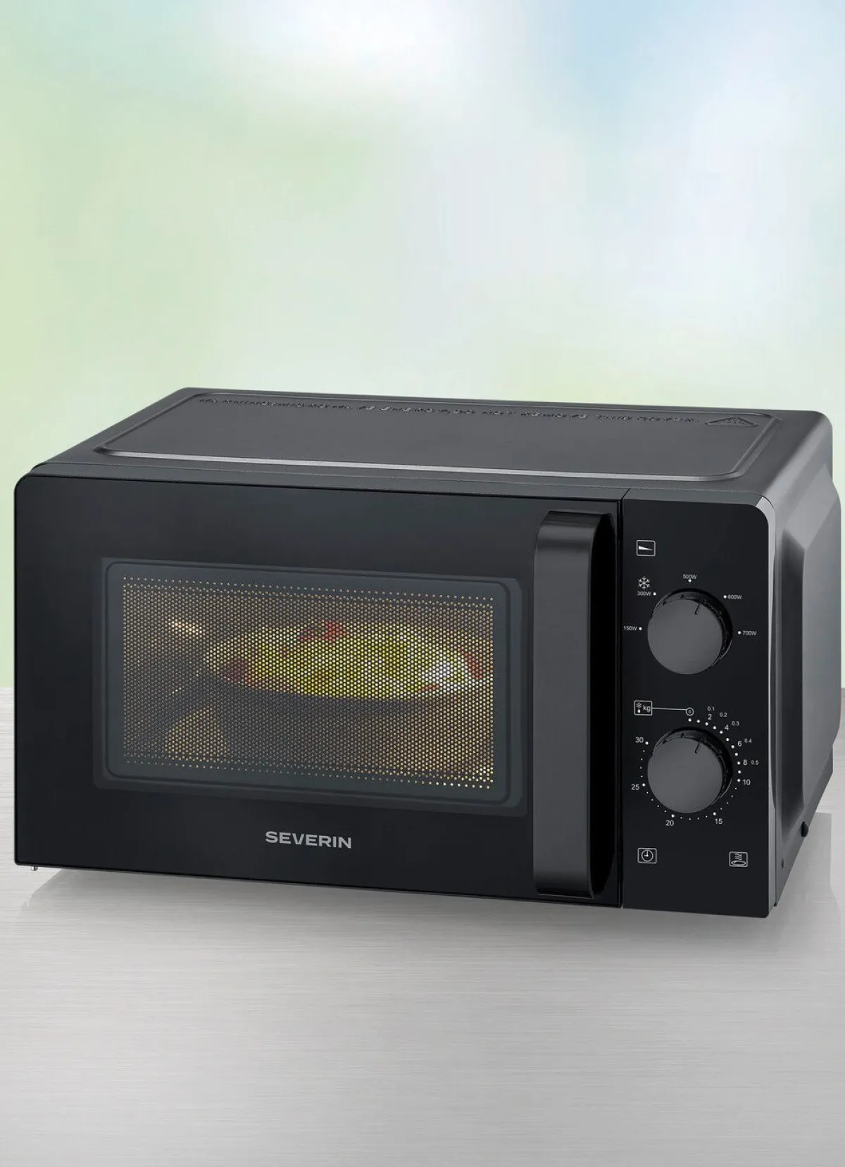 SEVERIN Mikrowelle mit Inverter-Funktion SCHWARZ