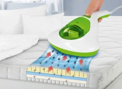 Best BADER Milbensauger mit UV-C-Lampe WEISS-GRÜN