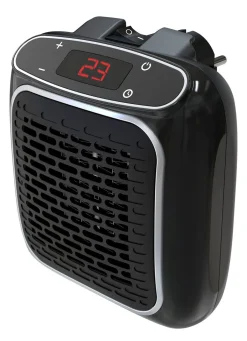 New BADER Mini-Heizung mit Thermo-Keramik-Heiztechnologie SCHWARZ