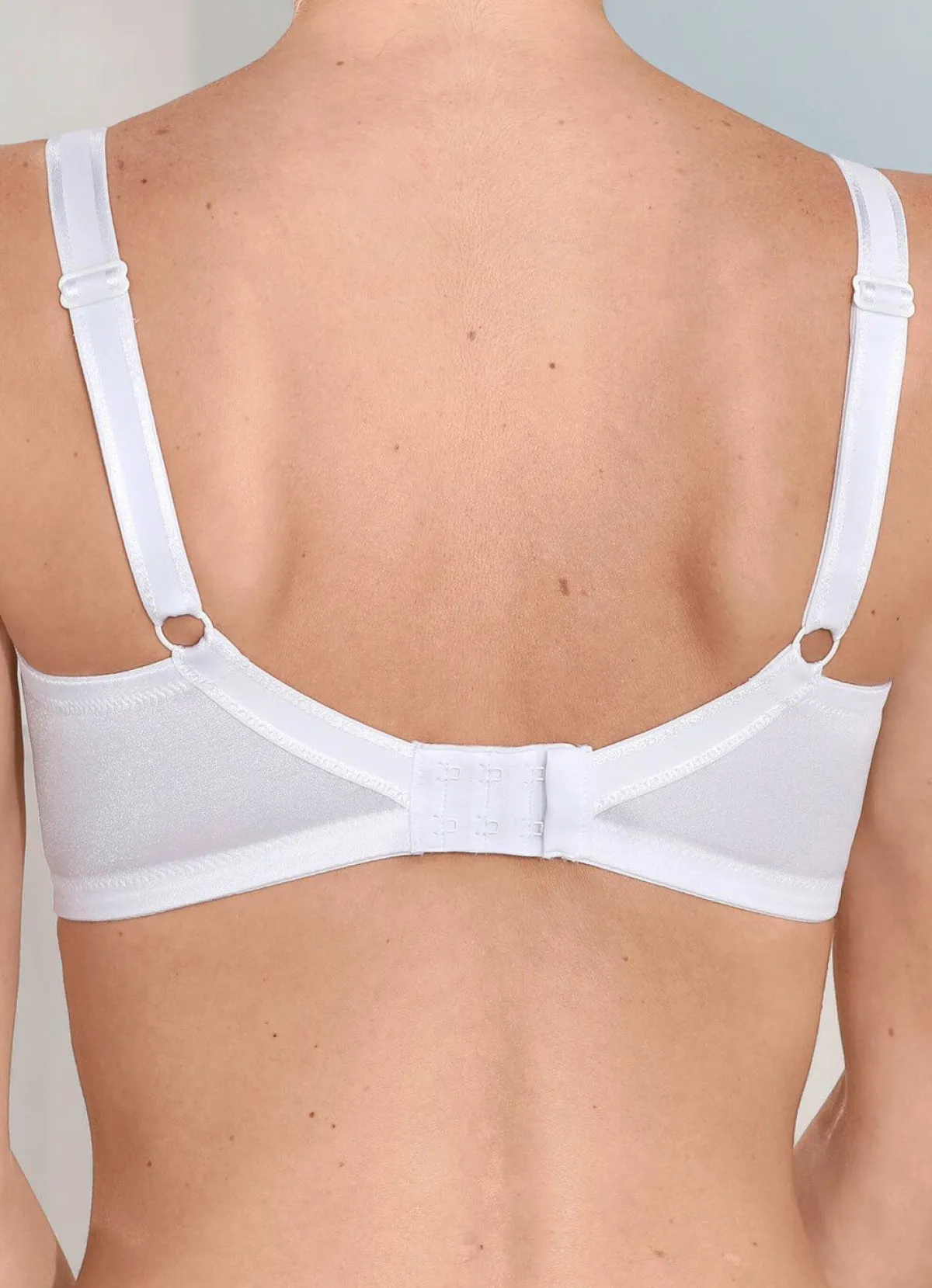 Outlet BADER Miss Mary Bügel-BH mit edlem Jacquarddessin WEISS