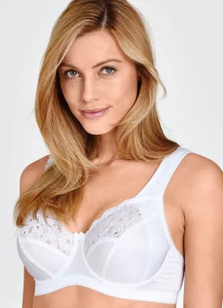 New MISS MARY Bügel-BH mit gepolsterter Seitenstütze WEISS