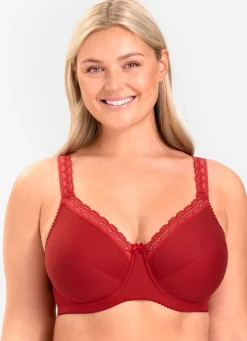 Sale MISS MARY Bügel-BH mit hohem Baumwollanteil ROT